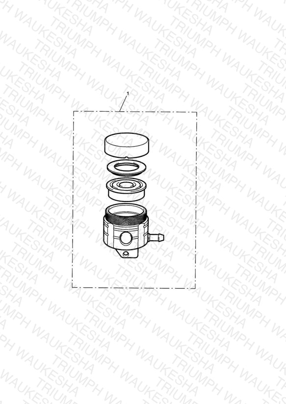 Reservoir Brake, Rear, Type 2