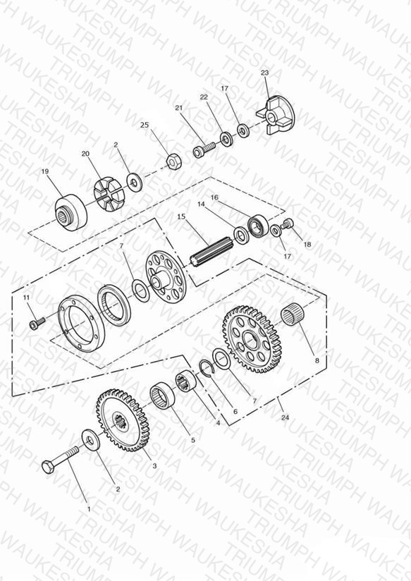Alternator/ Starter Drive Gears