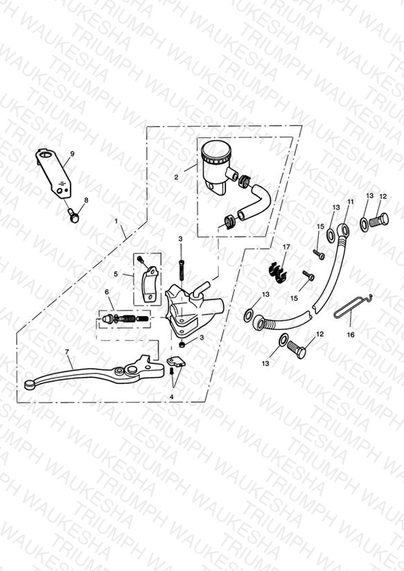 Front Brake Master Cylinder & Hoses