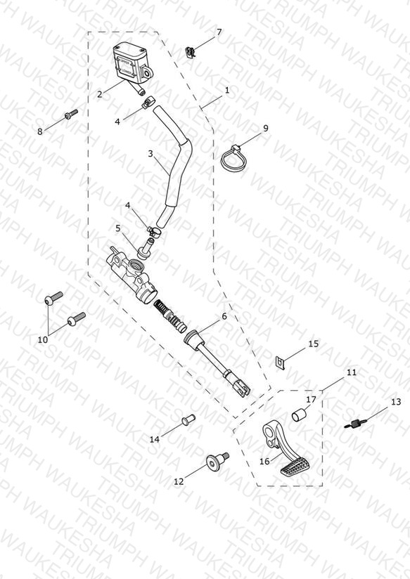 Rear Brake Master Cylinder