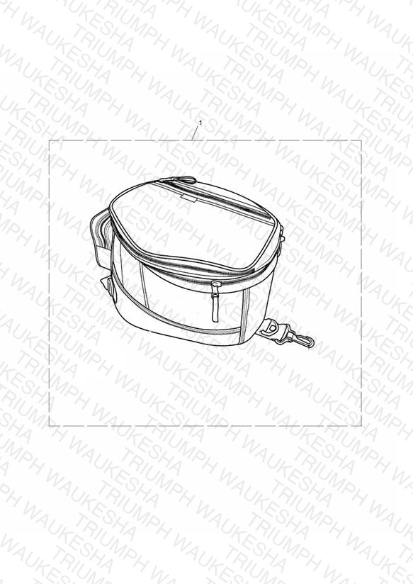 Magnetic Tank Bag Kit, 20-30L