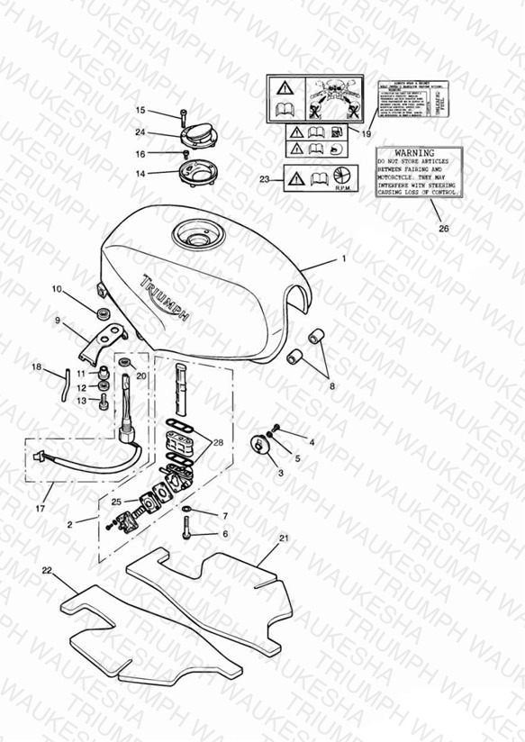 Fuel Tank and Fittings