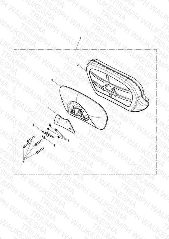 Backrest, Passenger, Kit