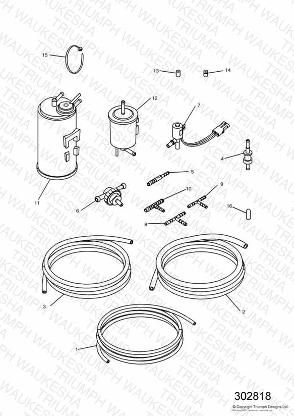 Evaporative Loss Equipment US California models only