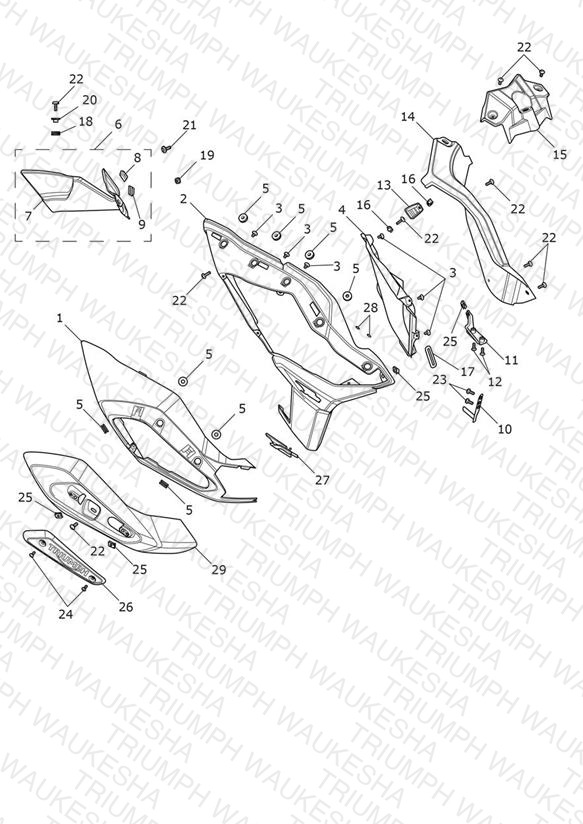 Fairings, RH