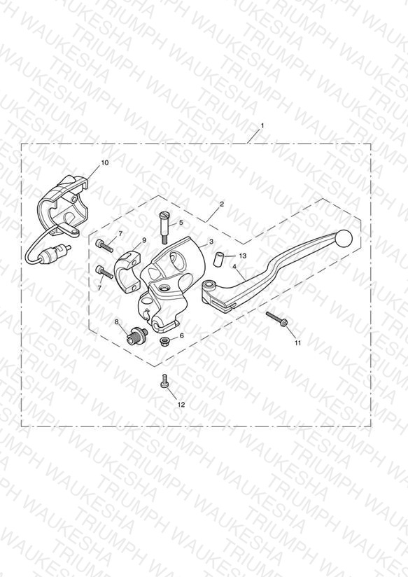 Clutch Controls and Switches - Bonneville