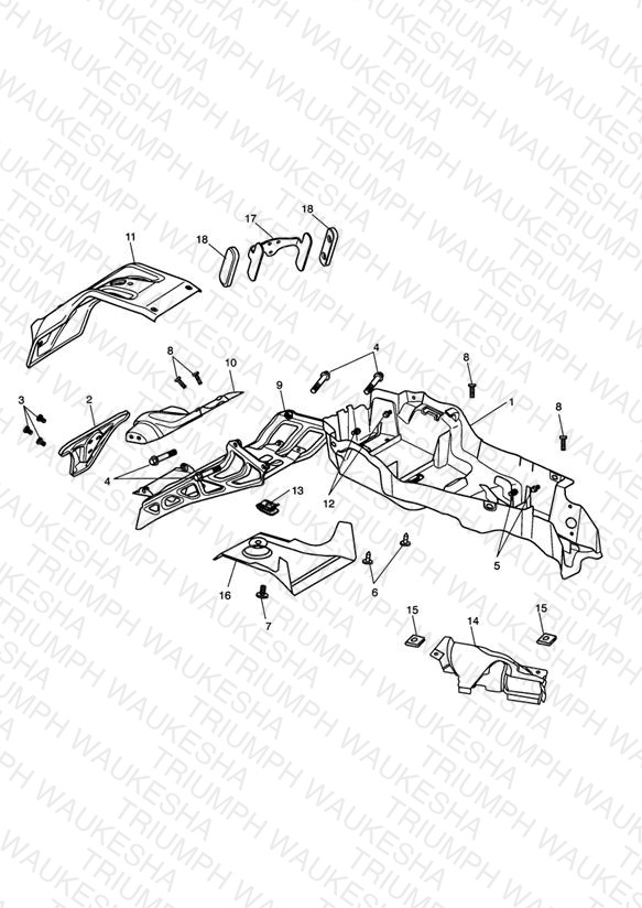 Rear Mudguard & Battery Box
