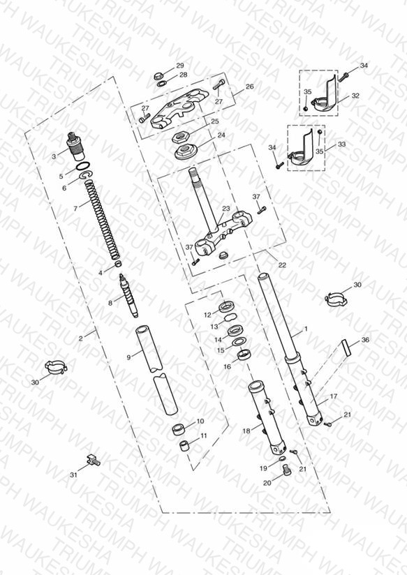Front Forks and Yokes