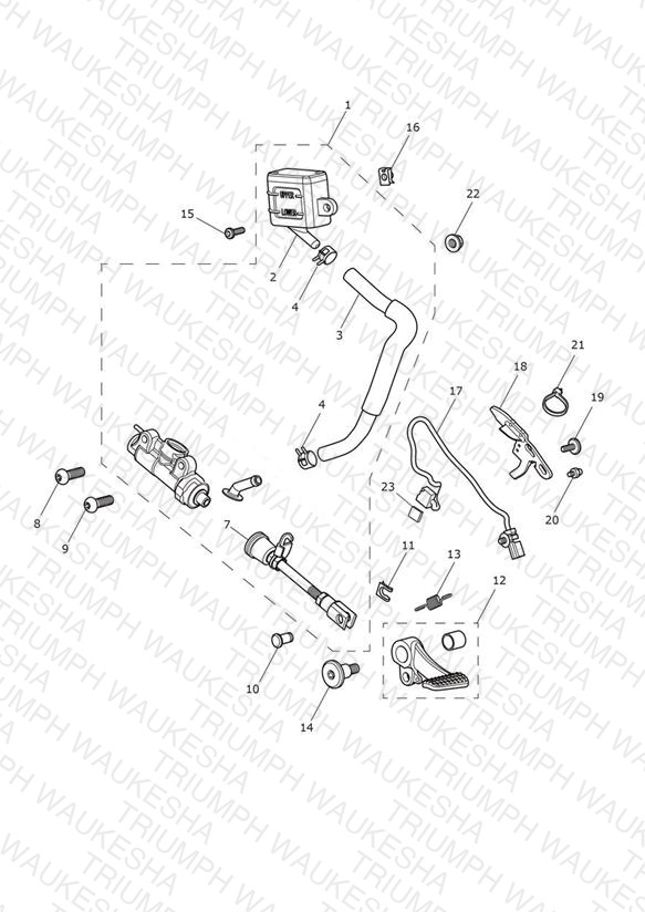 Rear Brake Master Cylinder