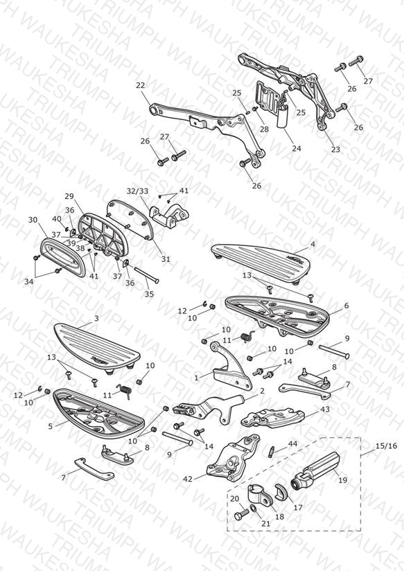 Footrestss & Mountings