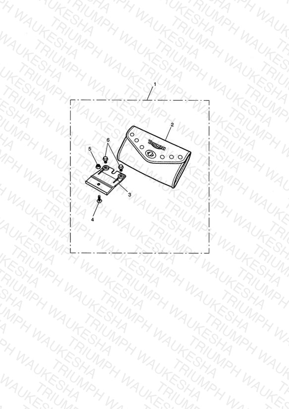 Leather Windshield Bag Kit, Plain