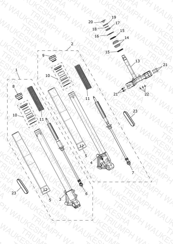 Front Forks & Lower Yoke