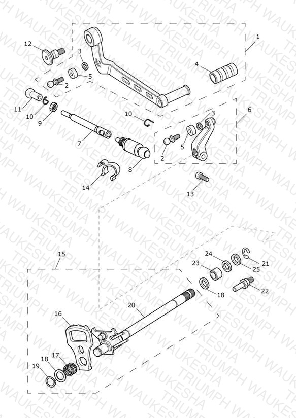 Gear Change Mechanism - US & CA Only - 898122 >
