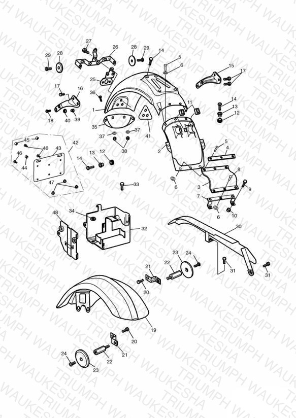 Mudguards/Chainguard/Battery Box