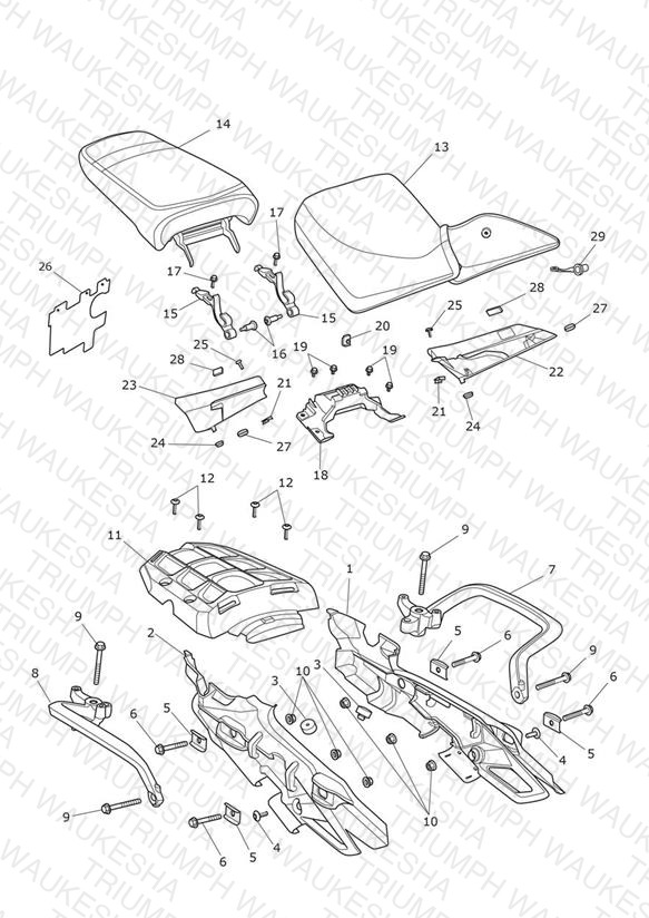 Rear Bodywork & Seat