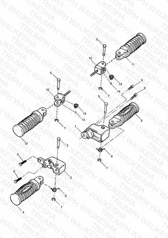 Footrests & Mountings