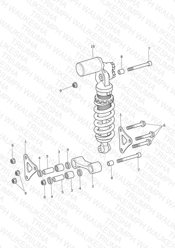 Rear Suspension Unit & Linkage