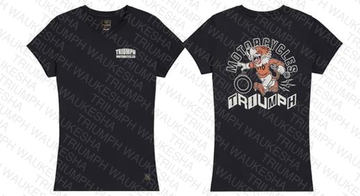 Ladies Pit Stop Tee Black
