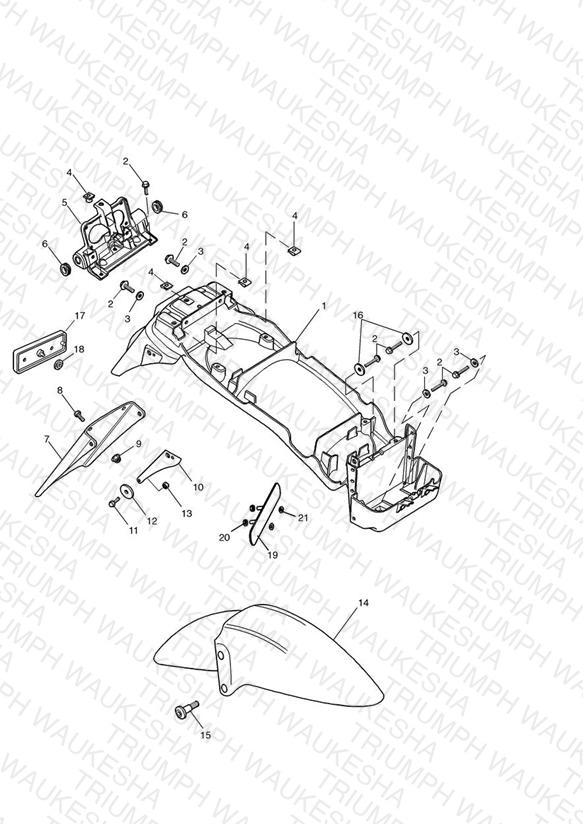 Mudguards/Chainguard/Battery Box