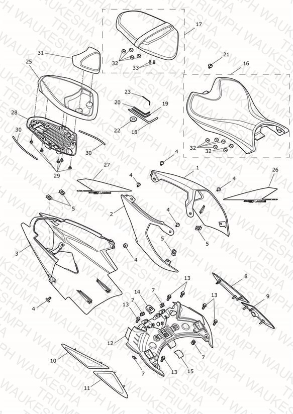 Rear Bodywork & Seat