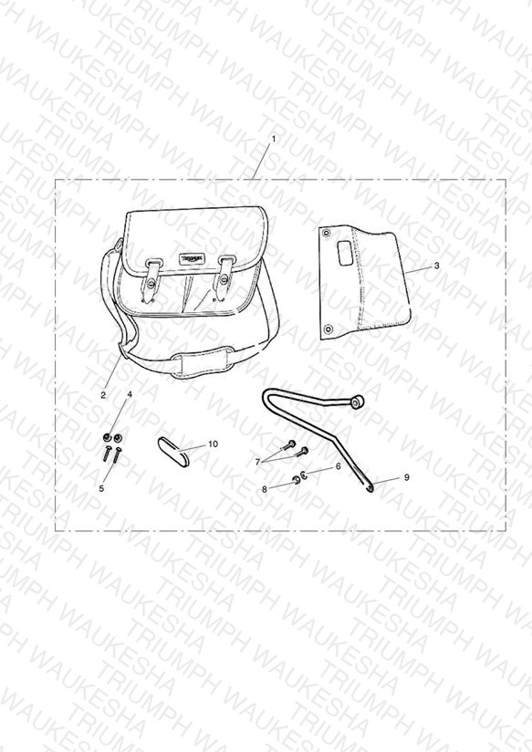 Pannier Kit, LH, Waxed