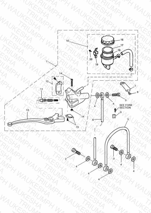 Front Brake Master Cylinder