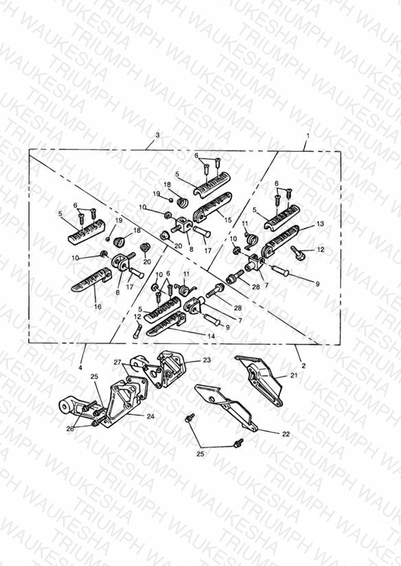 Footrests & Mountings