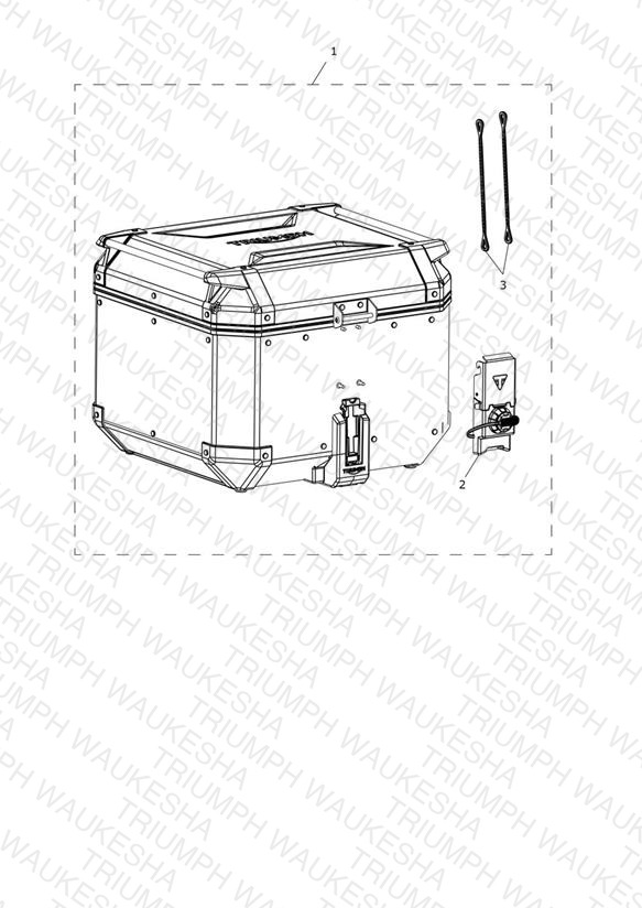 Top Box, Aluminium, Black