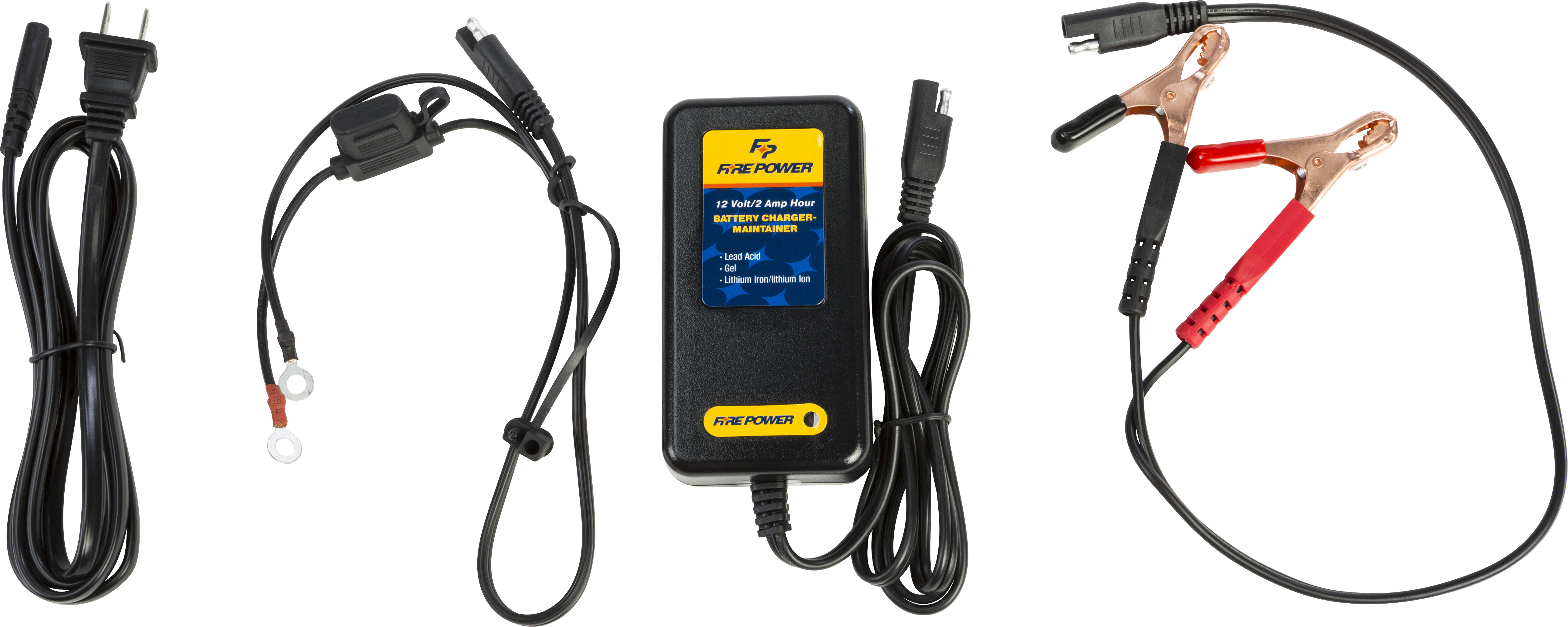 Fire Power 490-9950 - 12V / 2 Amp Battery Charger and Maintainer